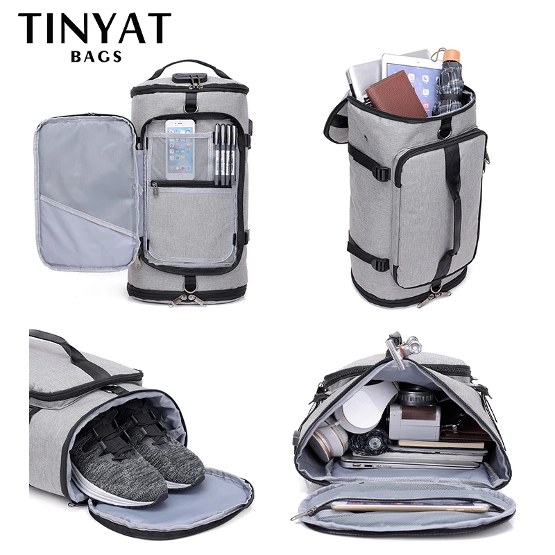 TINYAT Duffle Men & women Travel Luggage bag 40L Travelling bag