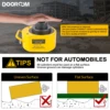 DOOROOM 10T-50T Hydraulic Ram Jack Multi-Section Stroke 24-65mm Hydraulic Cylinder Ultra-thin Multi-section Lifting Jack 5