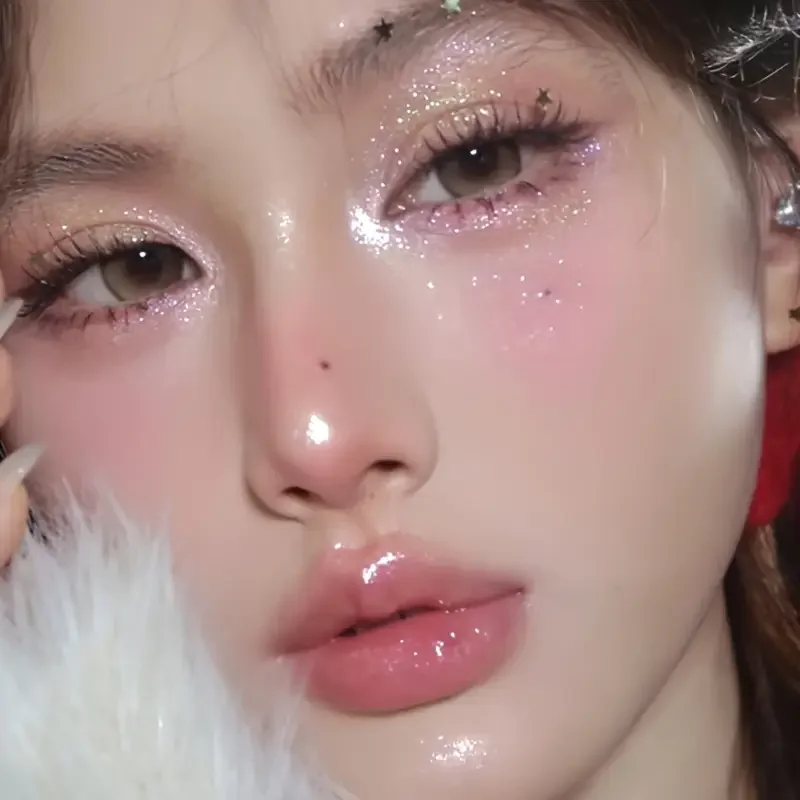 Schneeflocke 9-farben Lidschatten Palette Glitzer Und Perle Töne_voghion.com