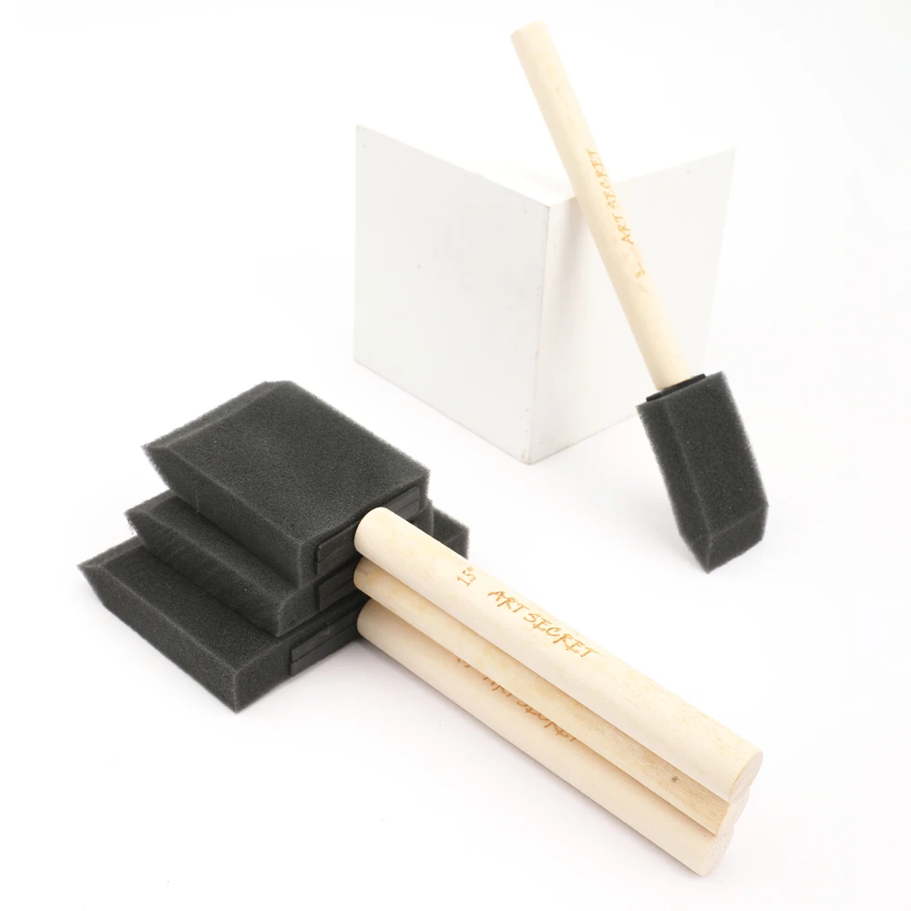 Artsecret 6 개/대 DIY 공예 도구 스폰지 페인팅 브러쉬 폼 페인팅 롤러 페인팅 키트 브러쉬 롤러 드로잉 장난감