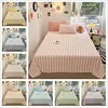 1pc Stripe Style Flat Sheet Skin-friendly Bed Linen Home Bedsheets Girls Boys Room Sheets sabanas cama individual(No Pillowcase) 1
