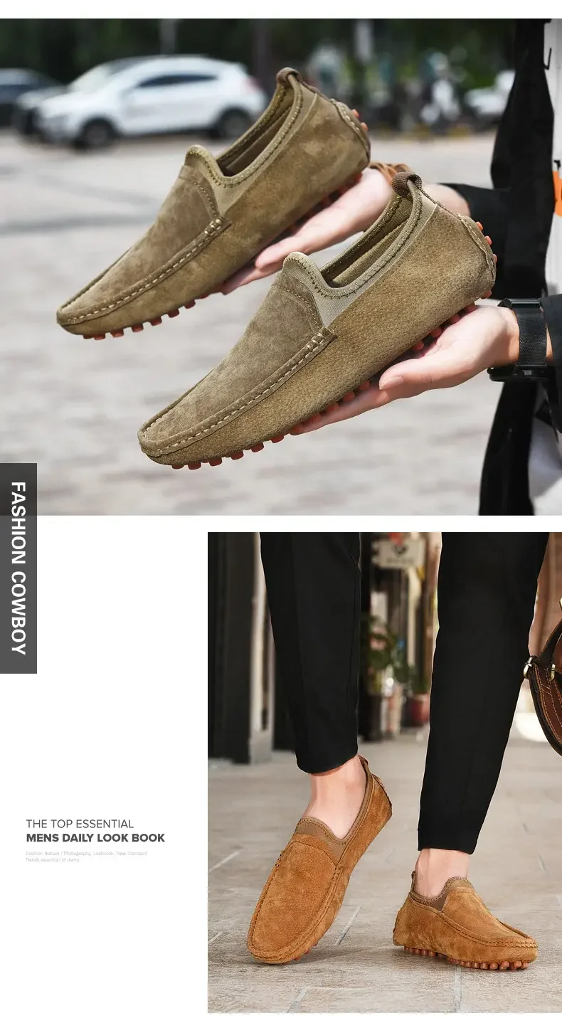 Close-up of suede upper detail