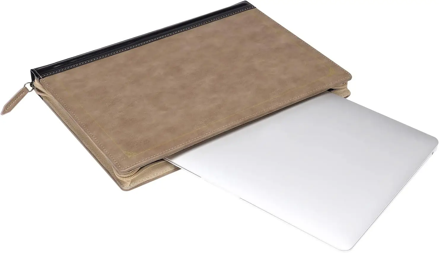Capa de Couro pu para Macbook Air 15 m2 A2941 Pro Air 13 A2338 A2681 A2179 Tampa do Bolsa do Caderno para Mac Pro 14 16 Novo - Imagem 2