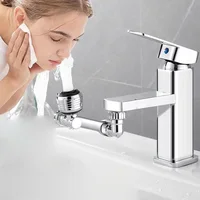 2025 Rotatable Multifunctional Extension Faucet Aerator 1080 Degree Swivel Robotic Arm Water Filter Sink Water Tap Accesorios 2