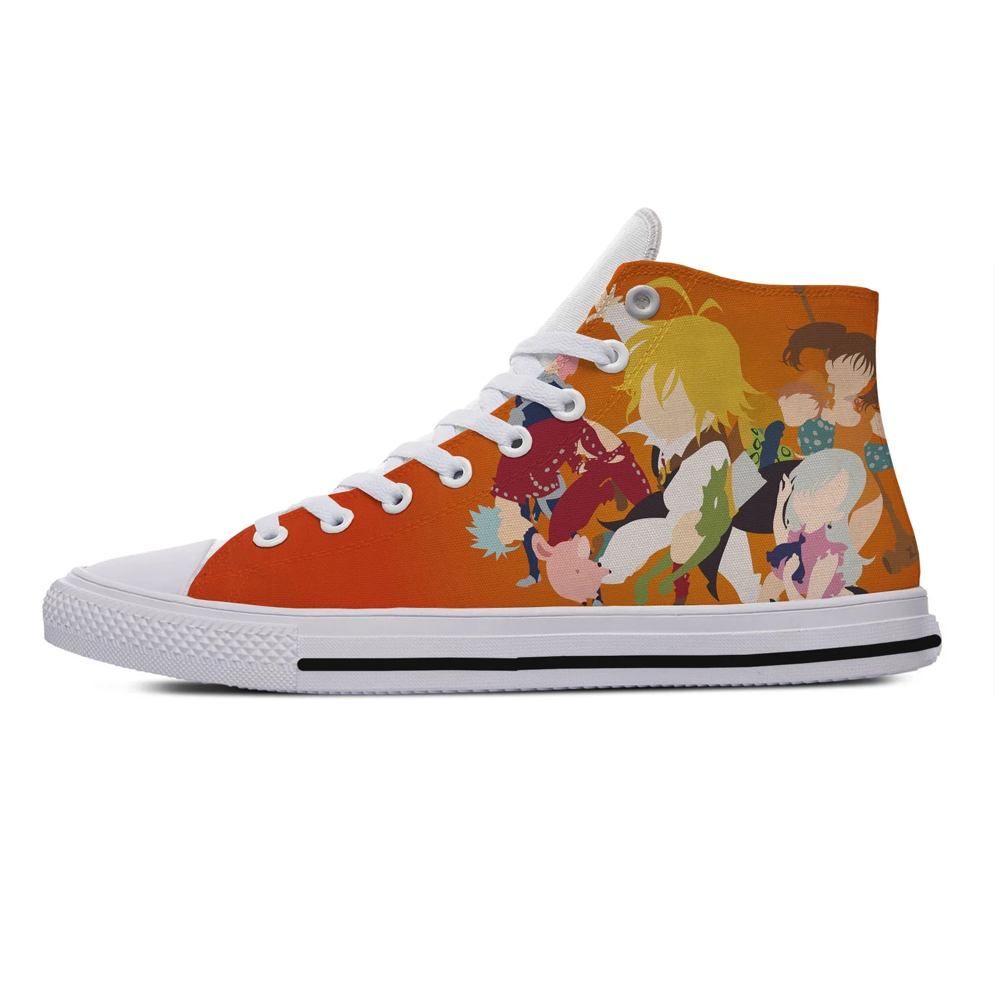 Hot New Anime Japanese Manga Seven Deadly Sins Meliodas The Seven Deadly Sins Man Woman Shoes Fashion High Help Board Shoes