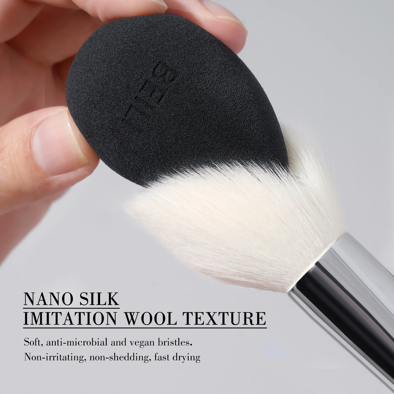 BEILI Black Makeup brushes set Professional Natural goat fiber hair brushes Foundation Powder Contour Eyeshadow make up brushes 2