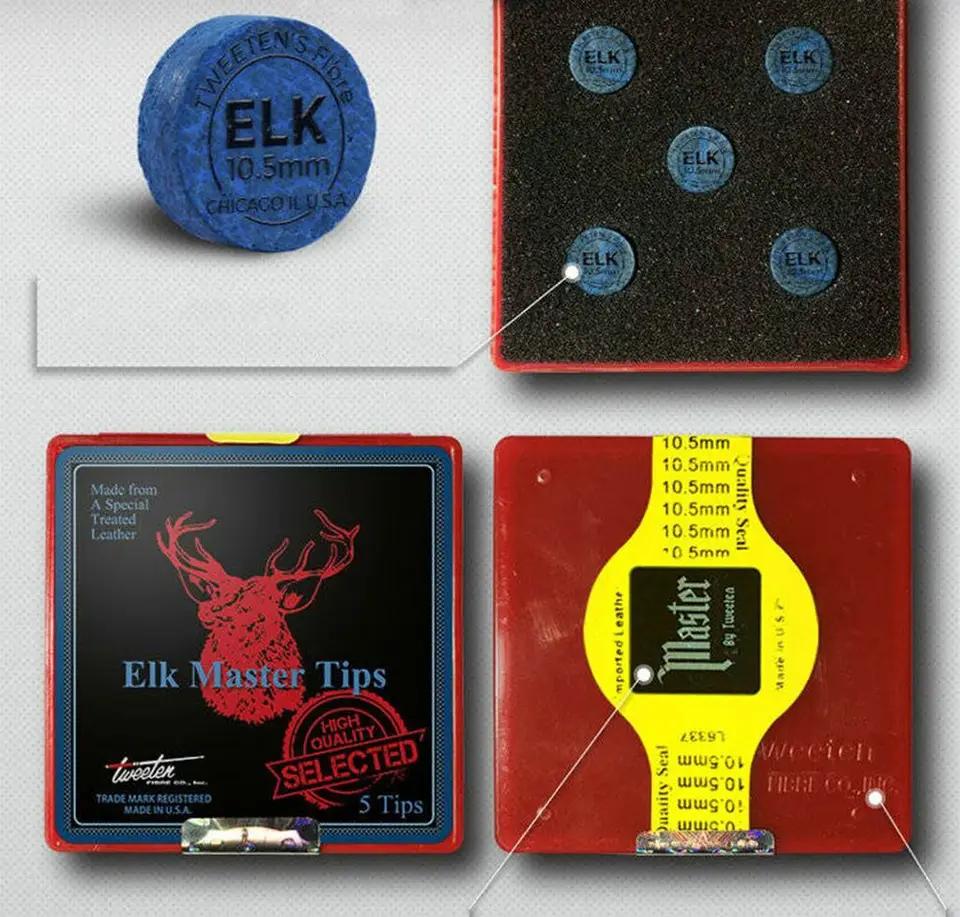 ELK MASTER TIPS 14mm 2個セット ELK MASTER TIPS 14mm 2個セット Elk Master Tips, 13mm (Box of 50)