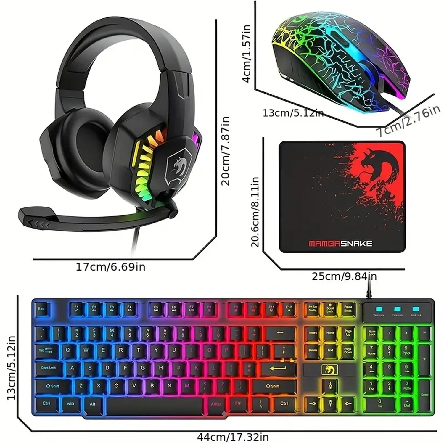 Snakebyte Gaming Tastatur – USB, DE Layout, Anti-Ghosting