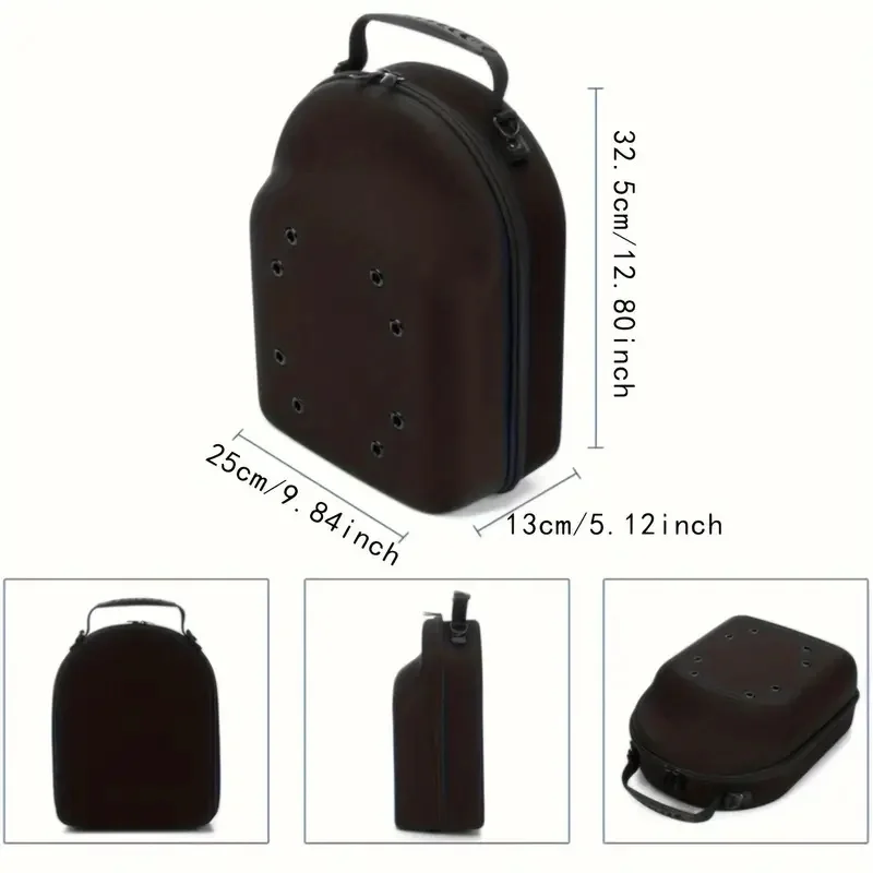 Hat Travel Bag Baseball Cap Case Sport Storage Box Display EVA Carrying Bags Solid Color Unisex