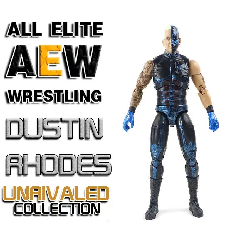

WWE/AEW /WWF/WCW Rare DUSTIN RHODES PVC All Elite Wrestling Unmatched Collection Series 2&3 Action Figures 6.5'