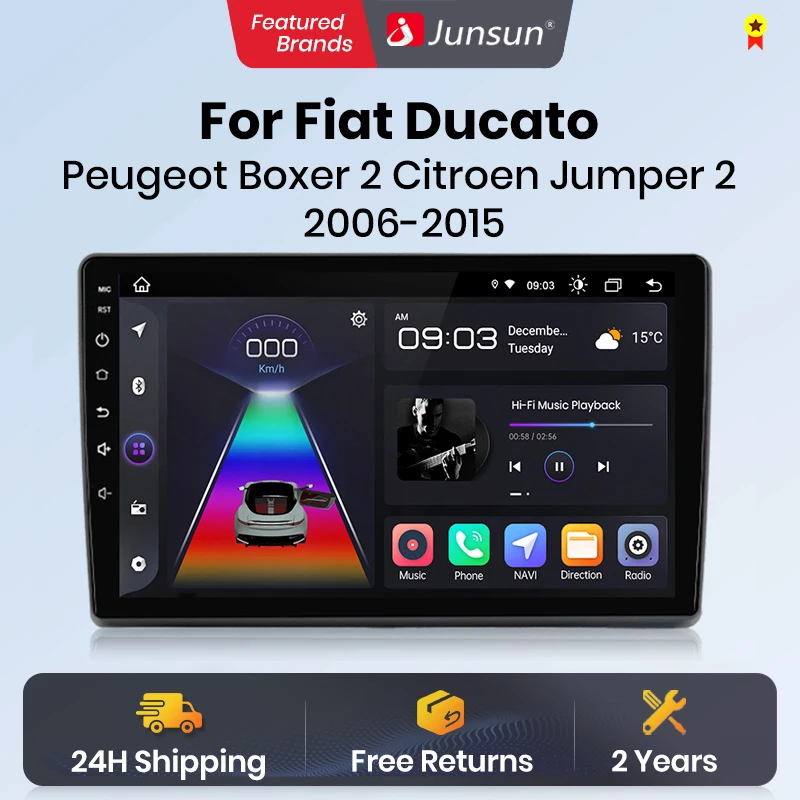 SXAUTO Android 13 IPS Autoradio Für FIAT Ducato/Citroen