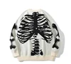 Men Loose Sweaters Black Skeleton Bone Print Pullovers Women Vintage Retro Knitted Sweater Autumn Cotton Pullover Unisex 3XL 2