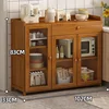 Kitchen Clothes Management Sink Cabinet Storage Doors Cabinets Store Multifunction Coffee Maker China Rattan Gabinet Furniture 4