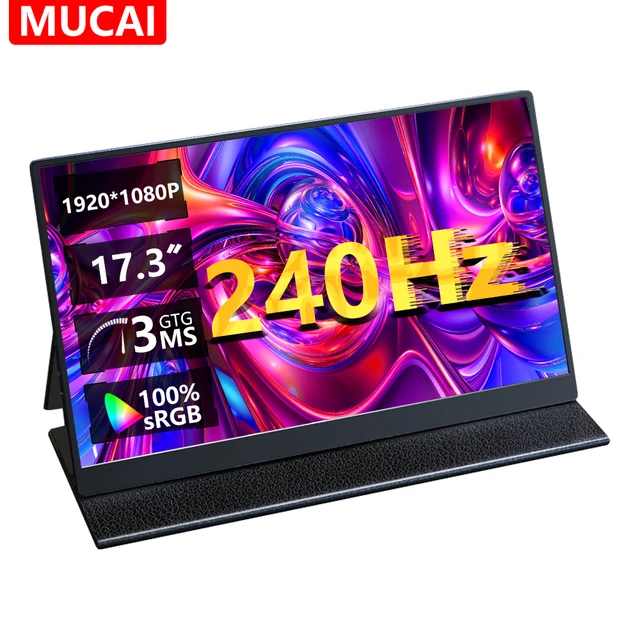 Mucai 24.5 Polegada ips monitor 360hz gamer gaming display lcd hd desktop  computador tela plana painel hdmi-compatível/dp - AliExpress