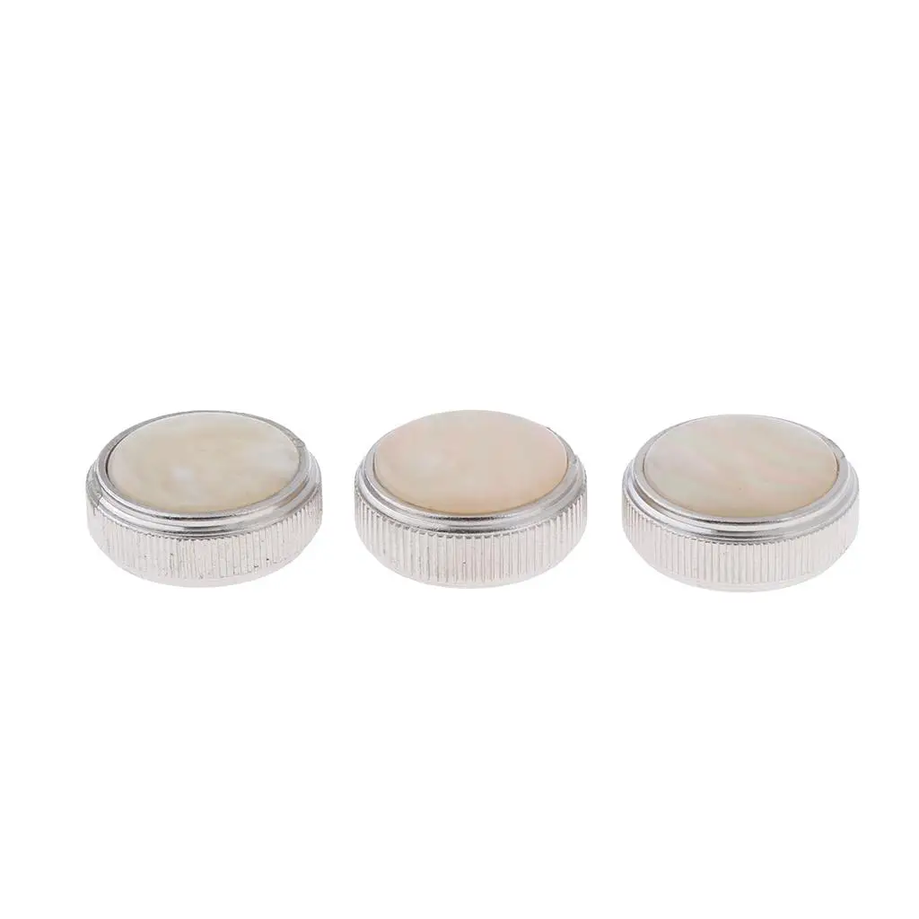 Brass Wind Valve Finger Buttons 3-Pack for Euphonium Accessory Set