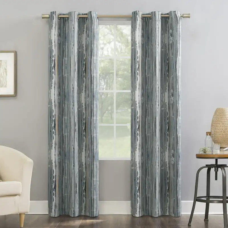 

Abstract Painting Blackout Grommet Curtain Panel,40