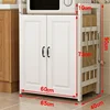 Nordic Simple Kitchen Cabinets Home Kitchen Furniture Storage Cabinet Multi-functional Microwave Kitchenware Storage Cabinets 6