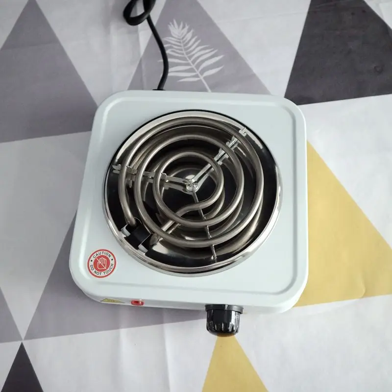 220V 500W EU Plug Electric Stove Iron Burner Hot Plate Home Kitchen Cooker  Coffee Heater Hotplate