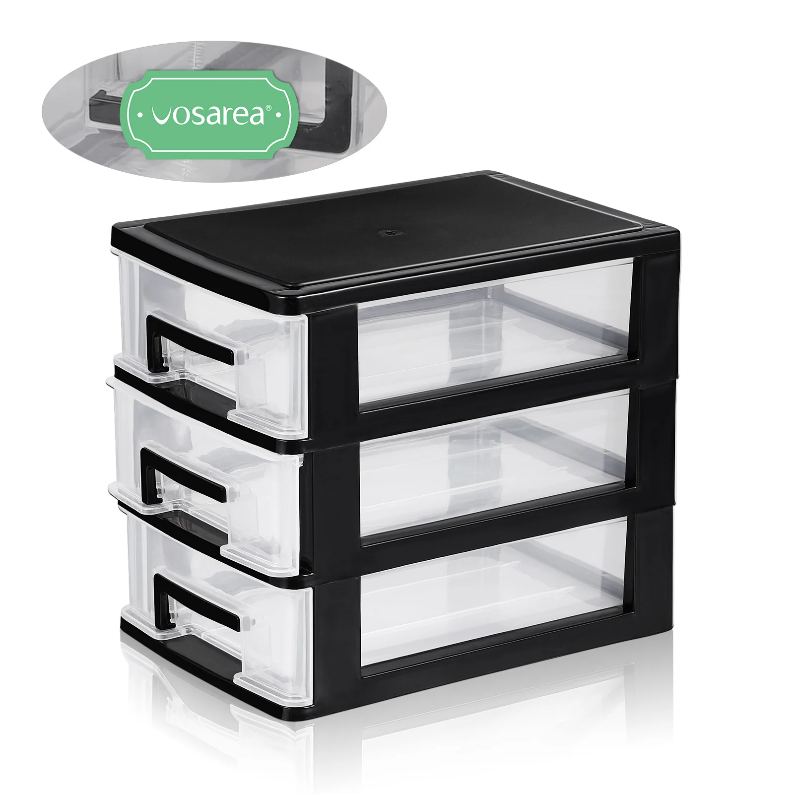 VOSAREA Desktop Small Storage Shelves Multi-layer Storage Cabinet Plastic  Desktop Organizer - AliExpress