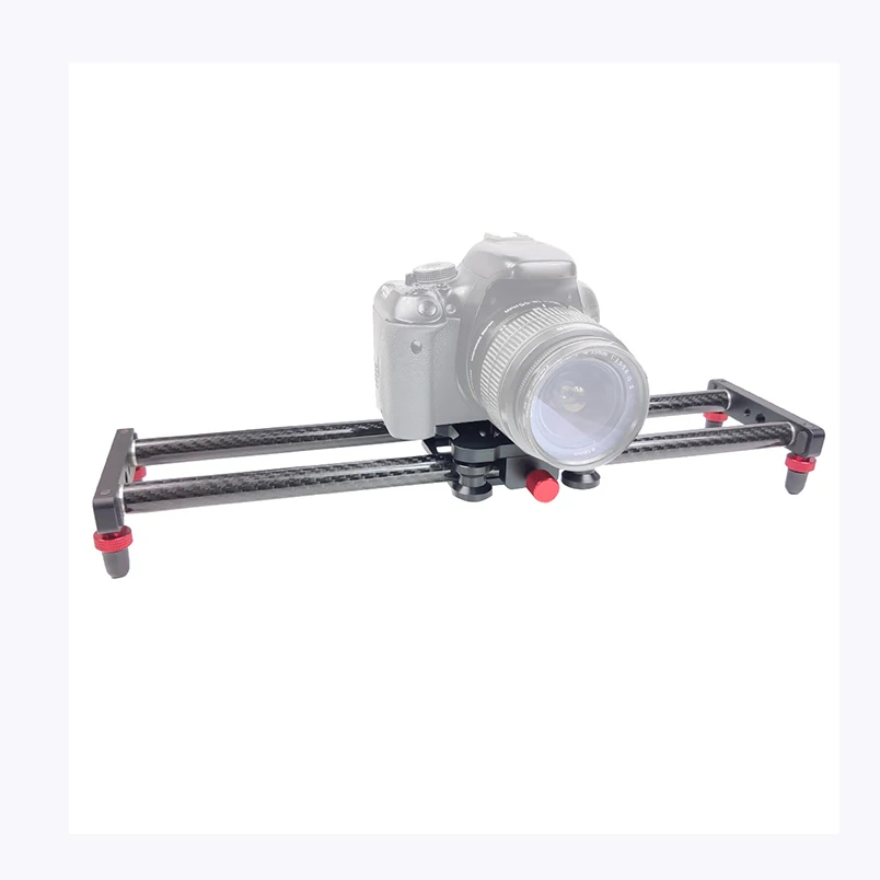 40CM Adjustable Carbon Fiber DSLR Camera Slider Shooting Stabilizer Rail for Canon Sony Video Photography Track Slider