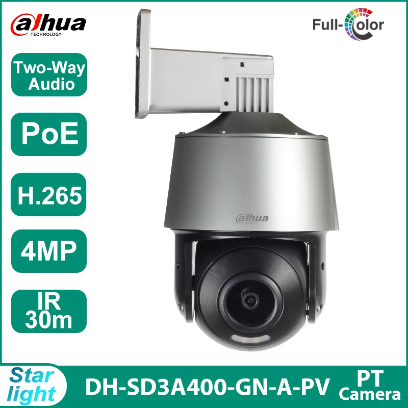 Dahua SD3A400GNAPV 4MP Full Color PT Camera Smart H.265