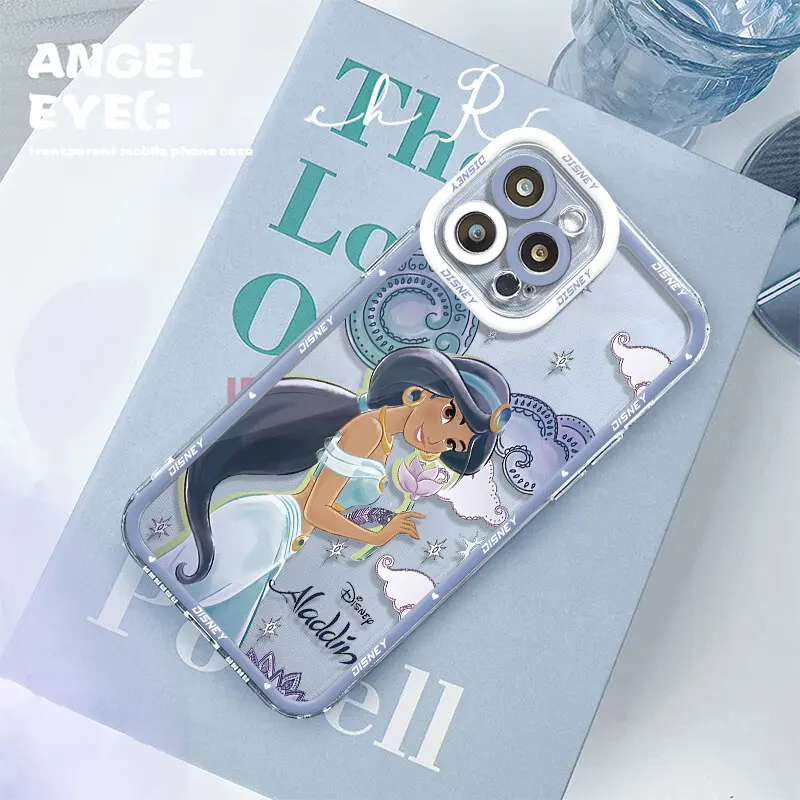 Ariel Snow White Princess Custodia Morbida Trasparente Per Samsung Galaxy S10 Note 20 Ultra 10 Plus S20Fe S22 Plus S21 S23 Ultra Cover