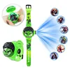 Disney Mickey Kids Watches for Girls 3D Projection Frozen Elsa Minnie Digital Children Clock School Gift relogio infantil 4