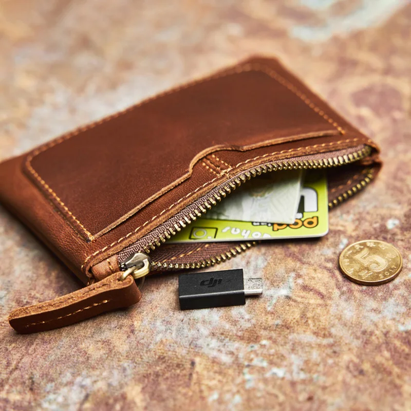 NASVA Genuine Leather Wallet Men's Wallet Women's Wallet Card Case Small Wallet Cowhide Wallet Coin Pouch Key Pouch coin purse women wallet card wallet