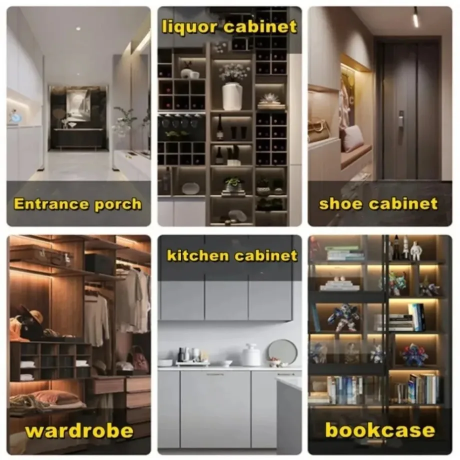 Touchless Hand Wave Activated LED Light for Closets and Cabinets