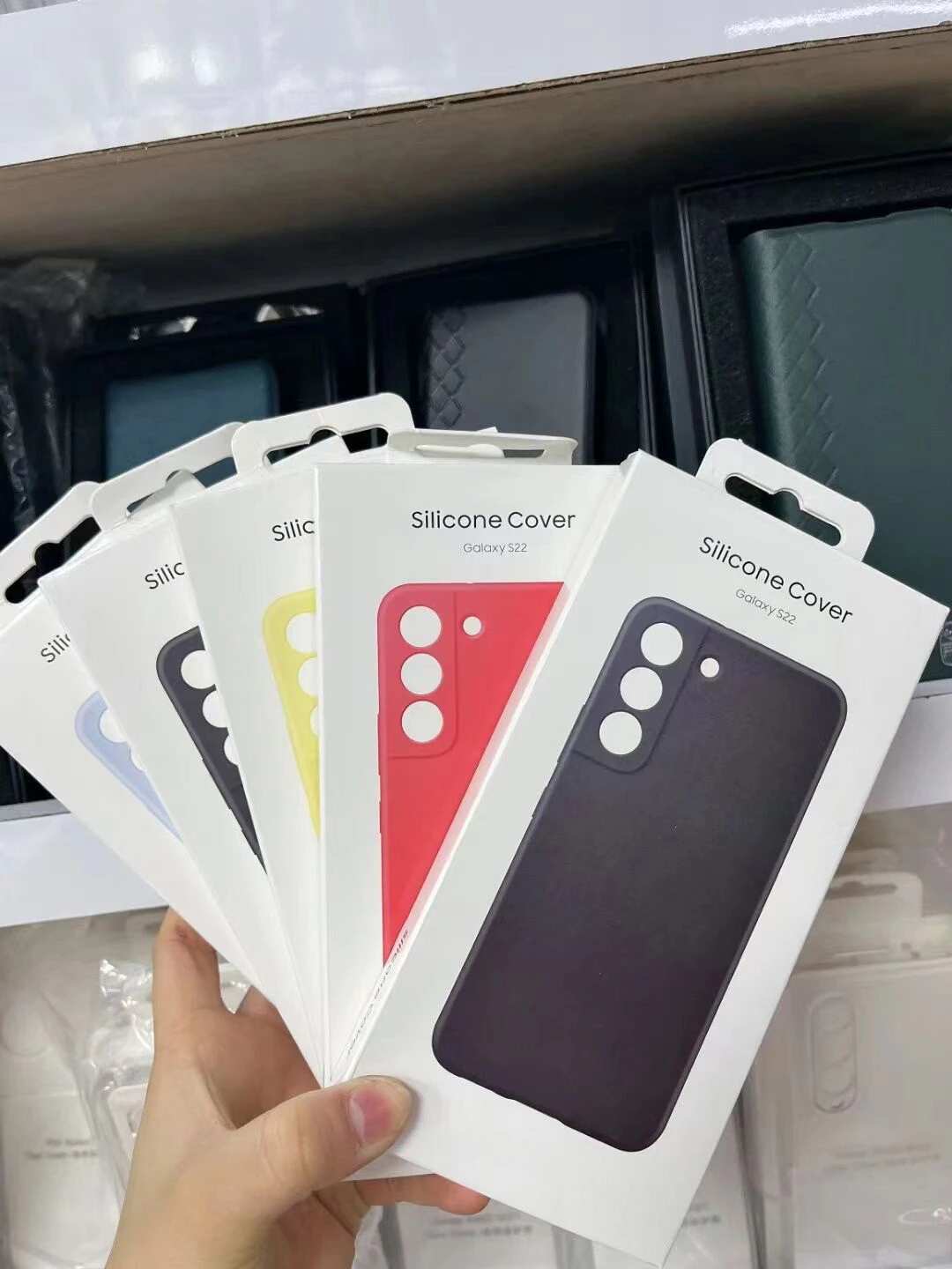 Silicone Case Protection Cover For Samsung Galaxy S22 S22+ S22 Plus 5G Fashion Cases Mobile Phone Housings