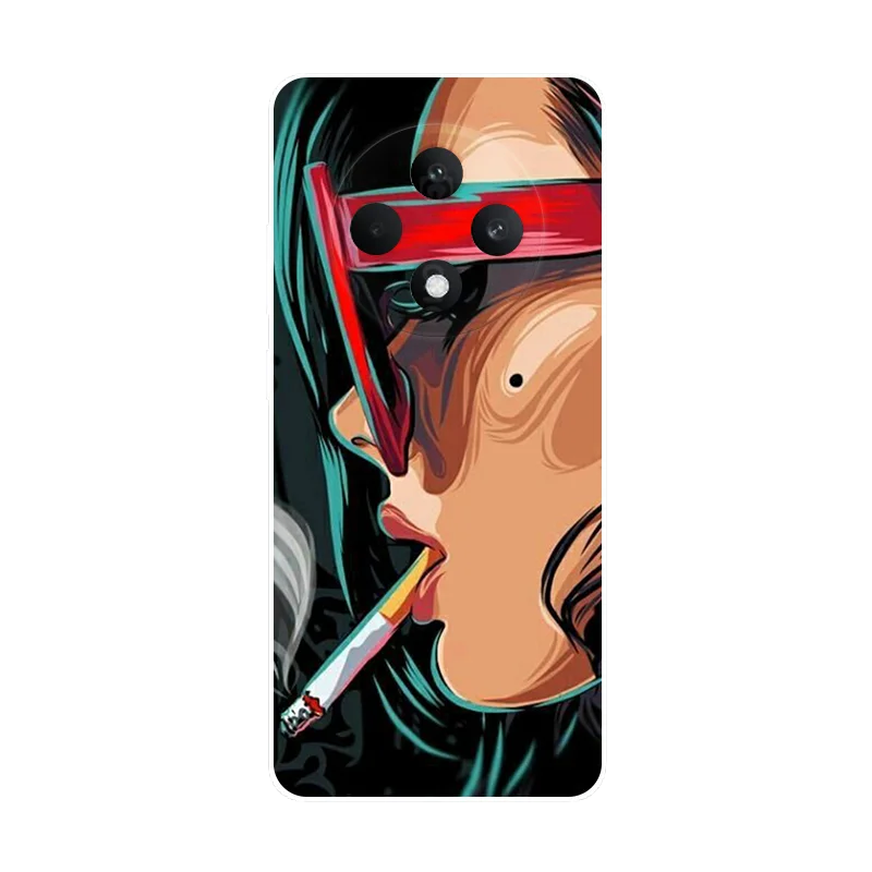 Wolf Design Soft Silicone Bumper Phone Case Cover