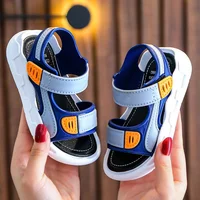Summer Baby Sandals Solid Color Baby Boy Sandals Soft Sole Anti-slip Boys Girls Sandals Toddler Baby Shoes Beach 2