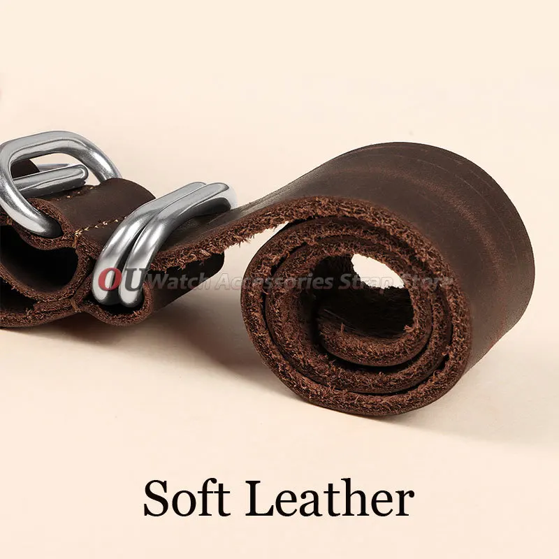 Vintage Genuine Leather Watch Bands - Premium Adjustable Replacement Accessories