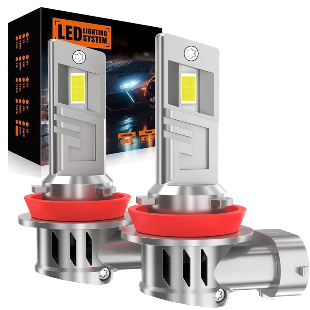 20000LM H8 H11 LED Headlight Bulb 9005 HB3 9006 HB4 Headlight Fog Light Canbus Mini 16pcs 3570 CSP for Car 12V Auto Lamp led lights led bulbs led headlights led car lights led car headlights car headlamps