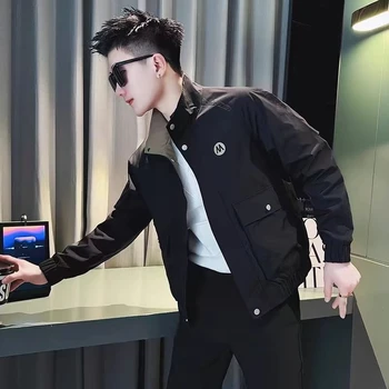 Giubbotto Bomber da uomo Casual Slim Fit Baseball giacche da uomo nuove giacche da uomo moda autunno 1