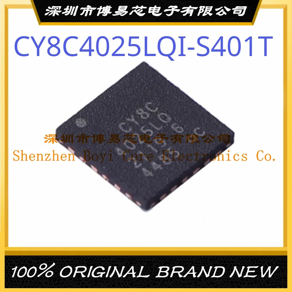 CY8C4025LQI-S401T Packaging QFN-24 ARM Cortex-M0 24MHz Flash Memory: 32K@x8bit Microcontroller (MCU/MPU/SOC) IC Chip cy8c4124lqi 443t packaging qfn 40 arm cortex m0 24mhz flash 16k x8bit microcontroller mcu mpu soc ic chip