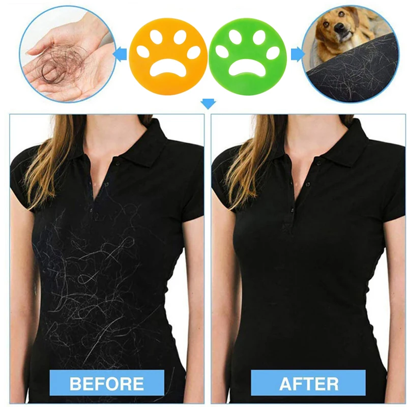 

1pc Reusable Silicone Hair Removal Pad Dog Fur Sticker Catcher Cleaning Washing Machine Pet Accessories Clothes Cleaning Tools