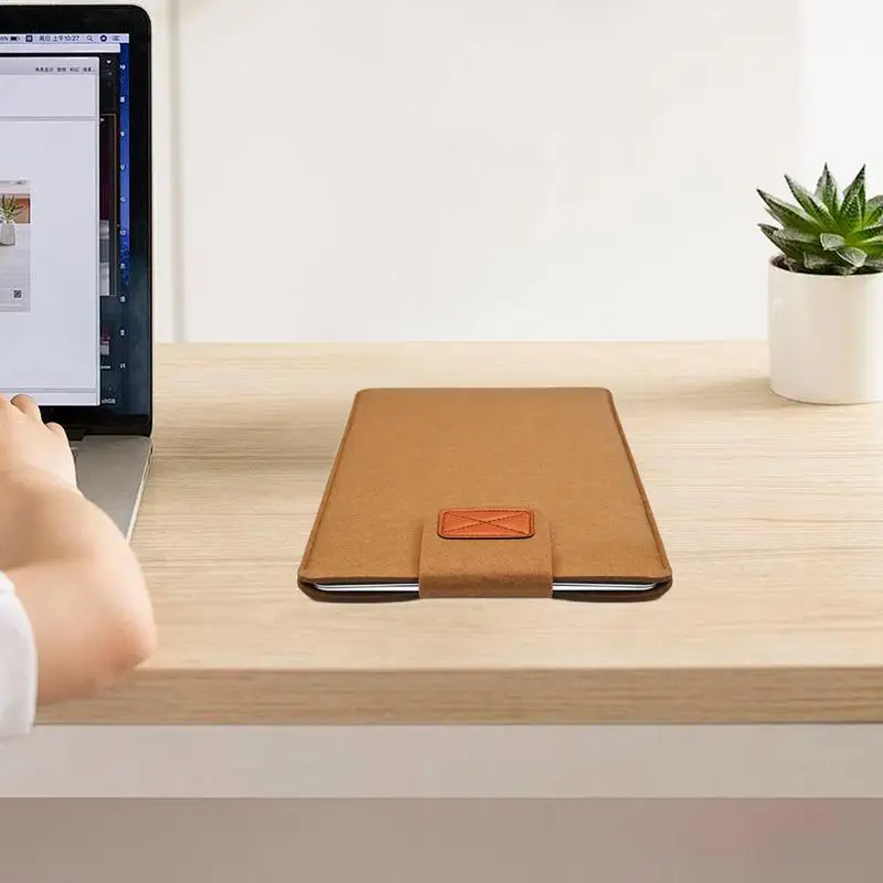 For IPad Pro Laptop Sleeve Bag Soft Felt Portable Laptop Pouch Envelope Design Laptop Sleeves Protection For Daily Use Commuting