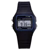 Luxury TOP Brand Ladies Watch Harajuku Silicone WR F91W LED Electronic Waterproof Multifunction Square Digital Watches For Women 1