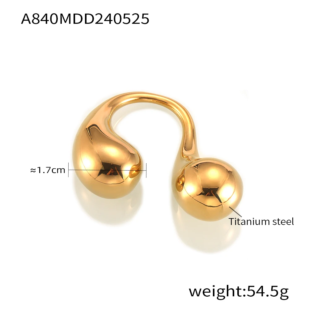 Elegant Shiny Mirror Stainless Steel Women's Ring - Trendy Chic Luxury Jewelry Gift