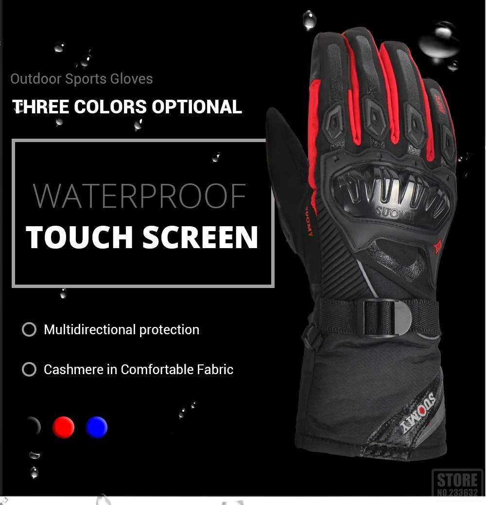 Motorcycle gloves wrist closure