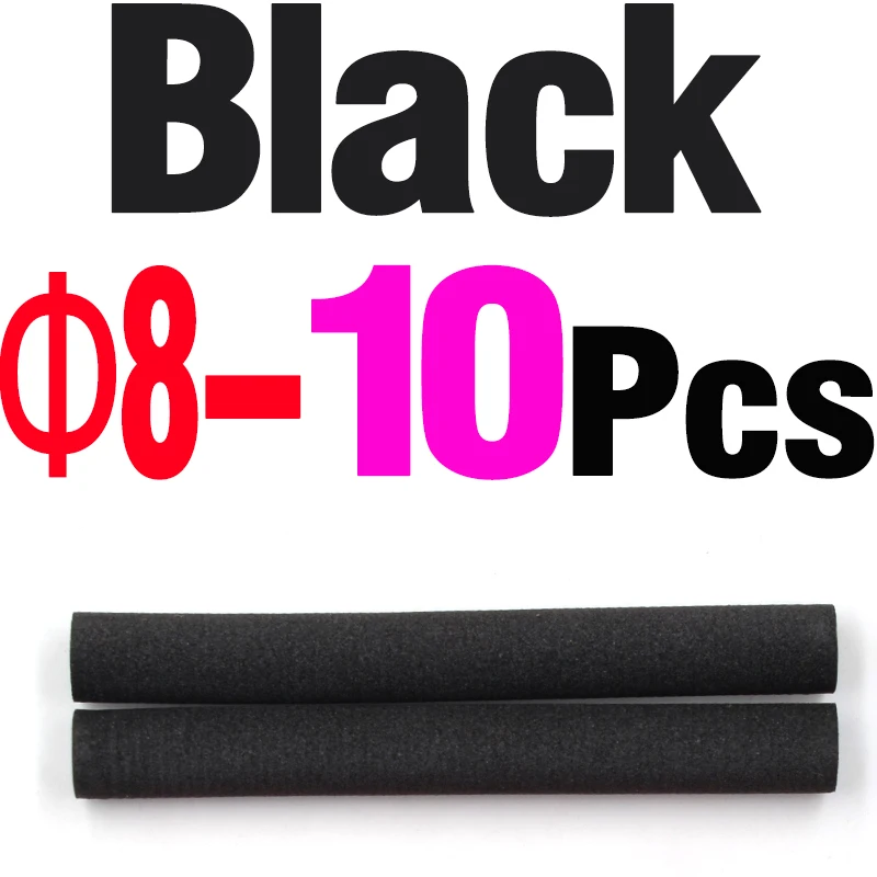 8mm 10Pcs Black