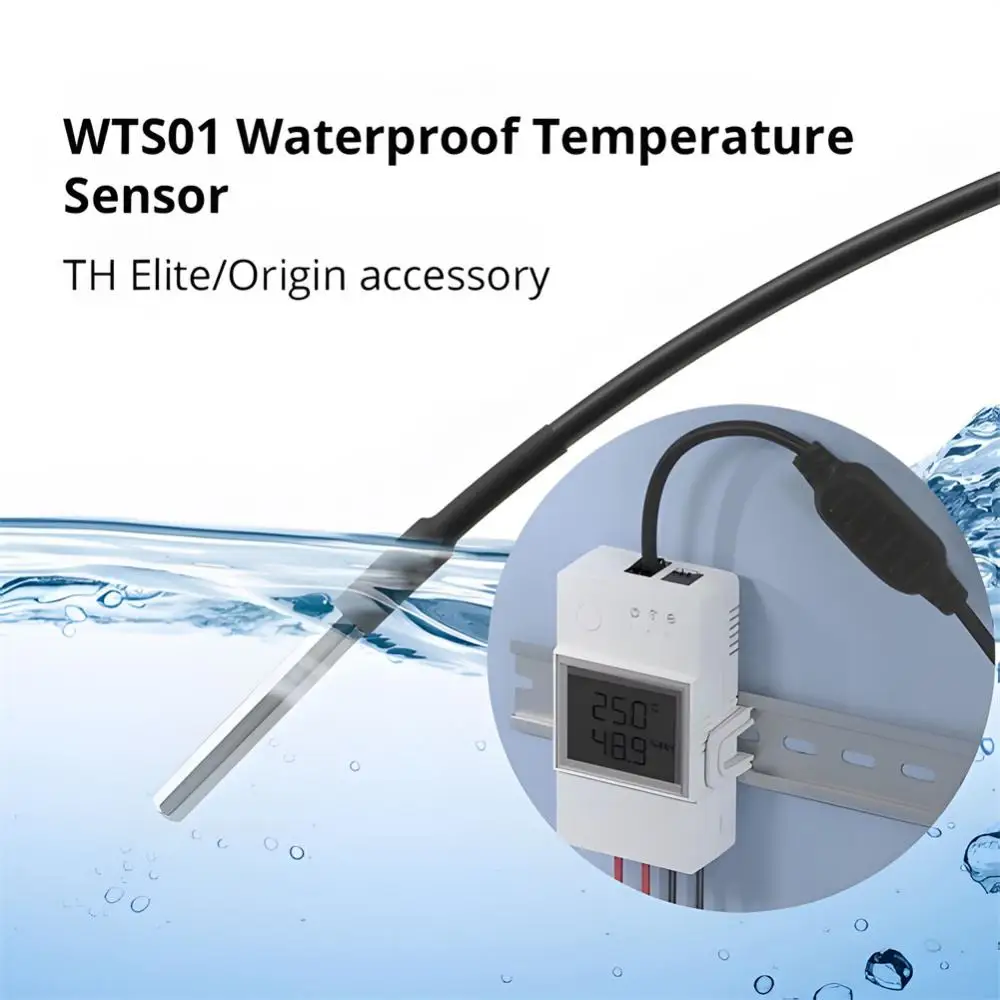 SONOFF H Elite/Origin Sensor THS01 WTS01 MS01 5M Extension Cable RL560 Soil Moisture Humidity Temperature Detecor Monitor EPS32 5