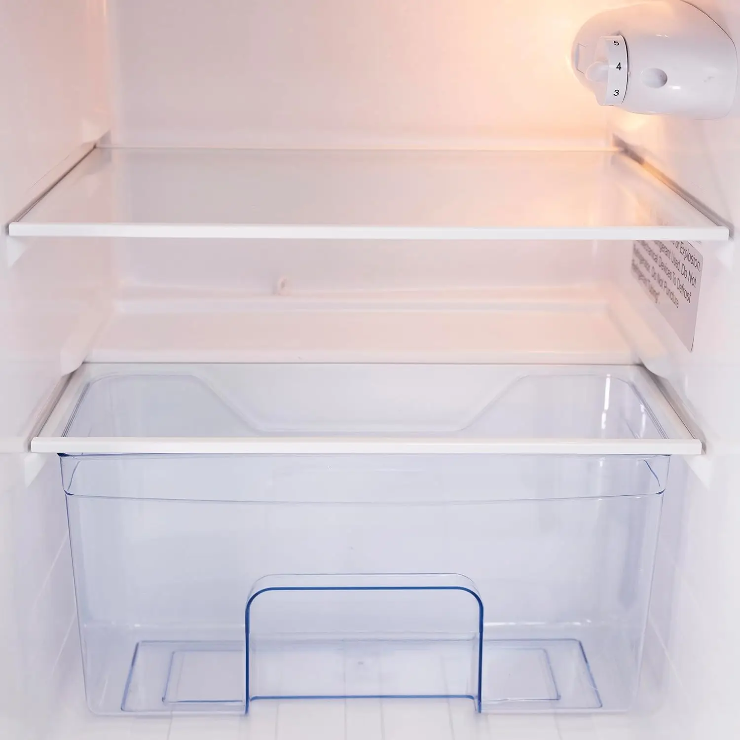 Mini Fridge with Freezer Retro-Styled for Home Office or Dorm, Manual Defrost and Adjustable Temperature 3 Cu.Ft Green