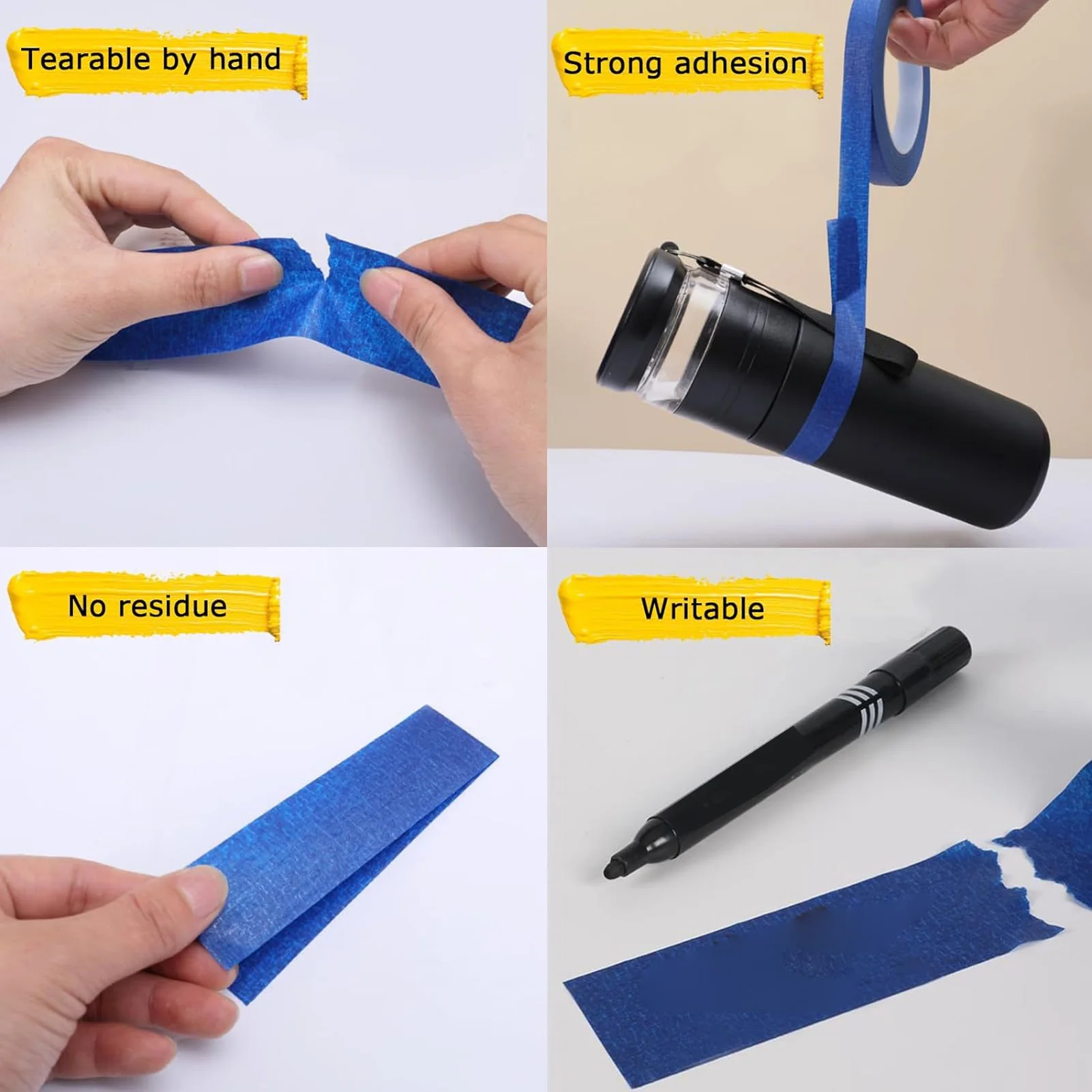 Masking Paint Tape Dispenser, Portable Paint Tape Applicator For Trim, Easy T
