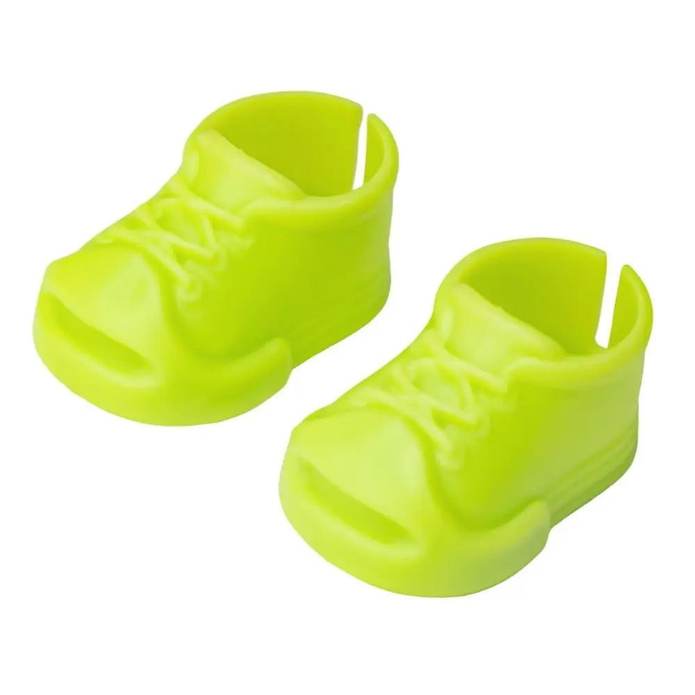 4CM Shoes For Labubu Accessories Multiple Styles Dressing Replacement Doll Shoes DIY Plastic Open Board Shoes Doll Toys