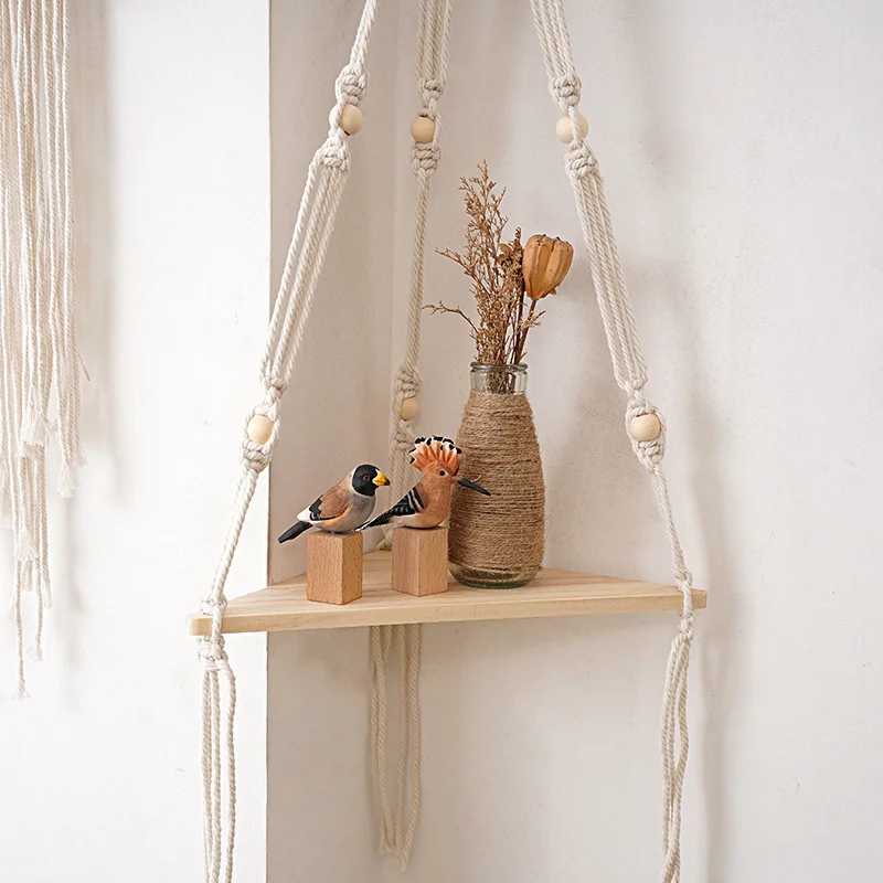 Estantes flotantes de madera para decoración del hogar, soporte de