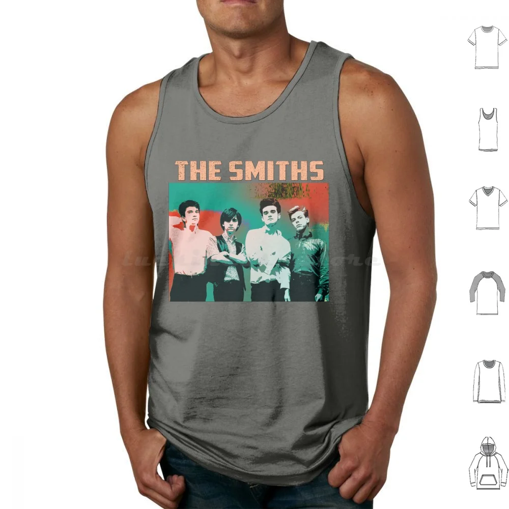 The Legend Smiths Retro Canotte Stampa Cotone Gli Smiths Us Tour 86 Smiths 86 Tour The Smiths Vintage The Smiths Inddie