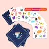 Children's Educational Logic Thinking Toy Crazy Flip Card Montessori Find Shape Animal Fruit Shadow Pairing Shape Puzzle Game 2
