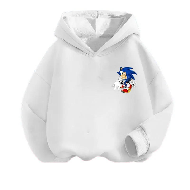 thumbnail image 1 of Sudadera con capucha para niño de 2 a 12 años, ropa de abrigo para niño y niña, ropa de bebé Sonic, tops de primavera 2024, ropa para madres y niños, 1 of 5